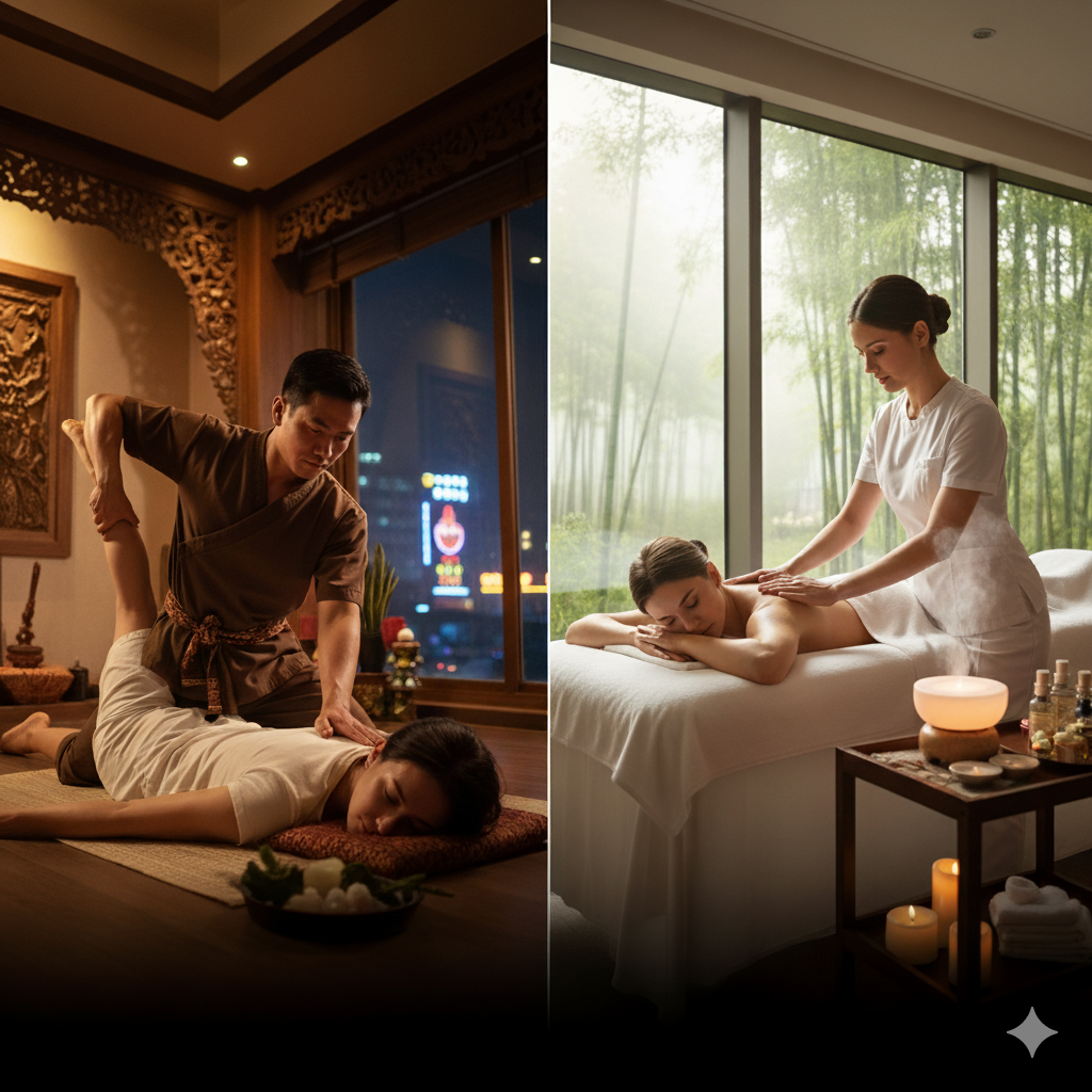 동양 vs 서양 마사지 차이점과 특징 완벽 분석