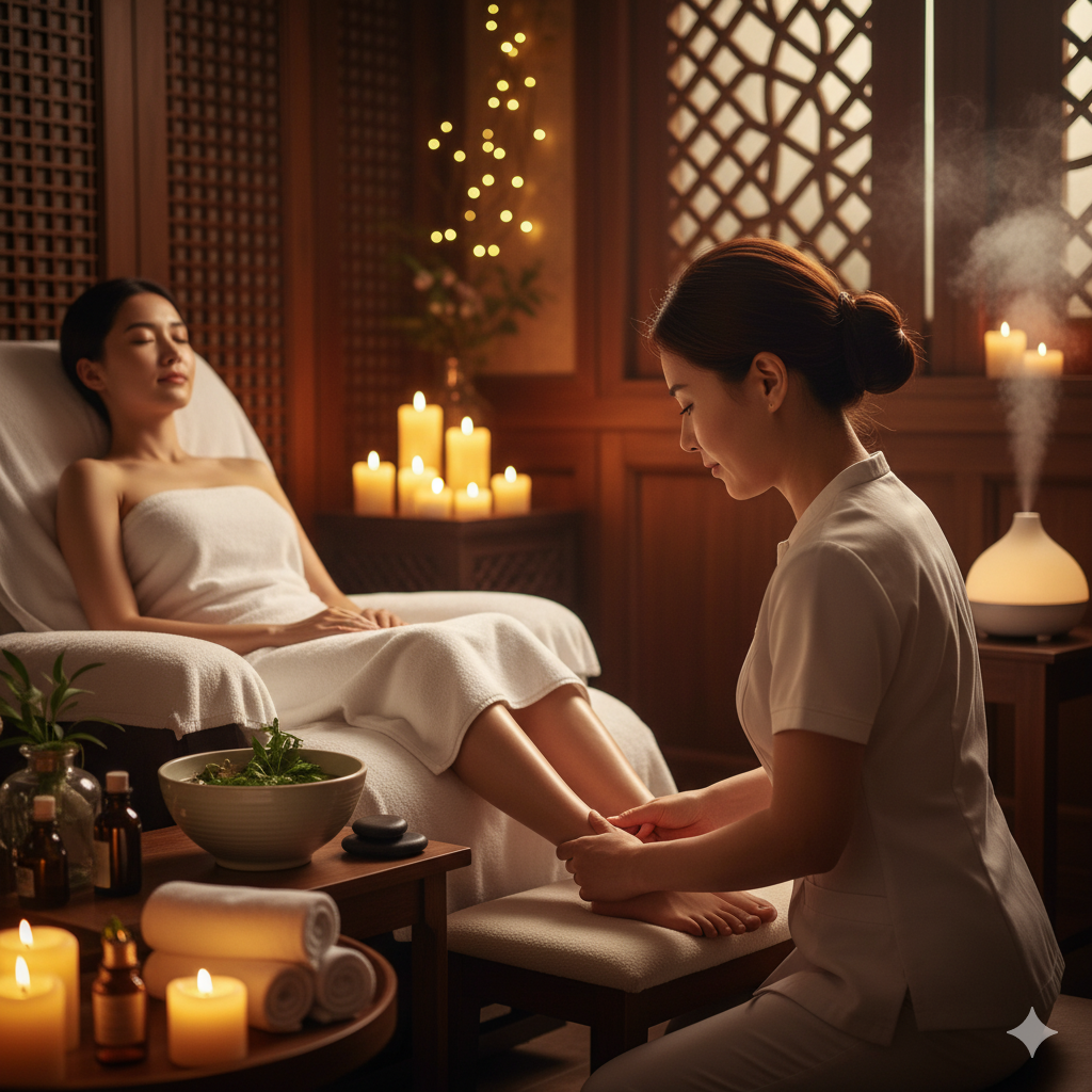 발 마사지 주요 혈자리와 그 효과: 부산과 경남에서 시작하는 건강의 첫걸음